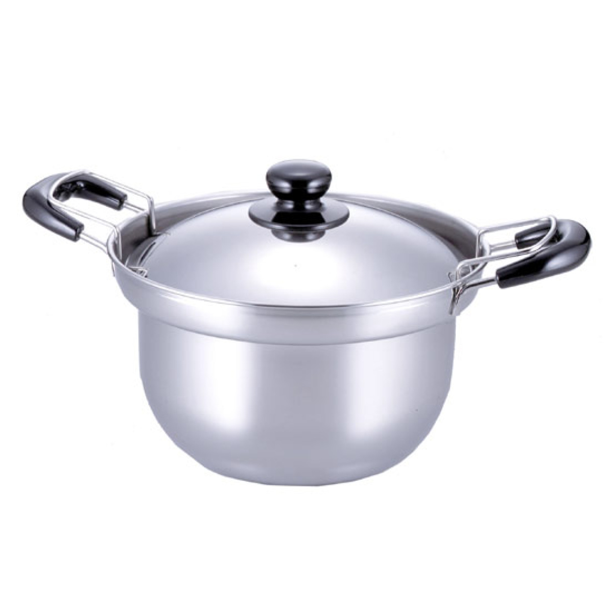 Eight ステンレス製両手鍋 中型 蓋付き2コートより一回り大きい Royal