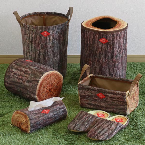 セトクラフト （在庫処分特価） 収納ボックス 筒型バスケット LOGROOM