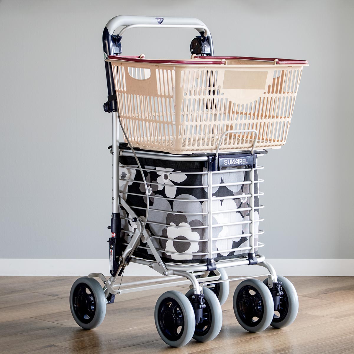 Uber（ユーバ） ショッピングカート ワイヤーカート スワレル バッグ
