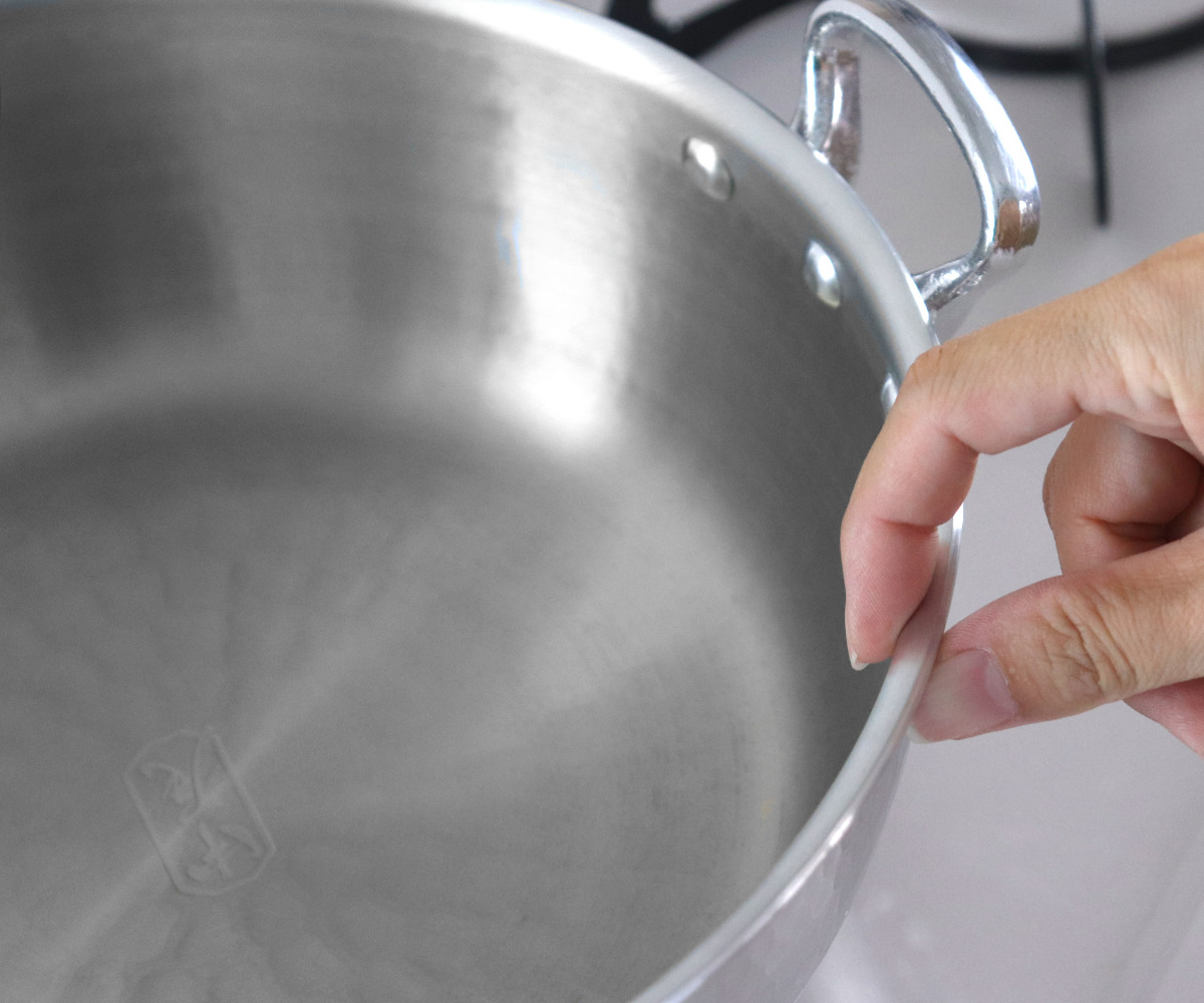 打出揚げ鍋 36cm ガス火専用 中尾アルミ 業務用 日本製 9.4L 天ぷら鍋