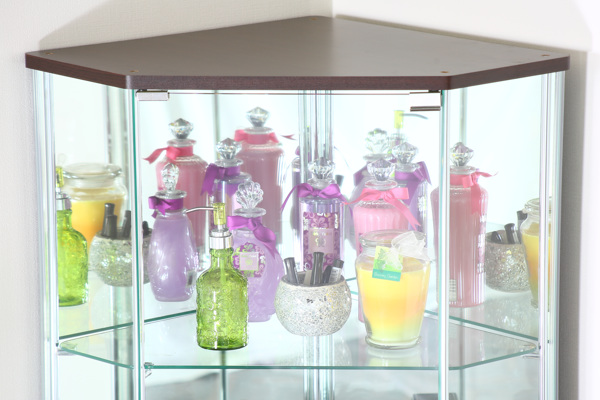 不二貿易（Fuji Boeki） コレクションケース 幅72cm コーナータイプ