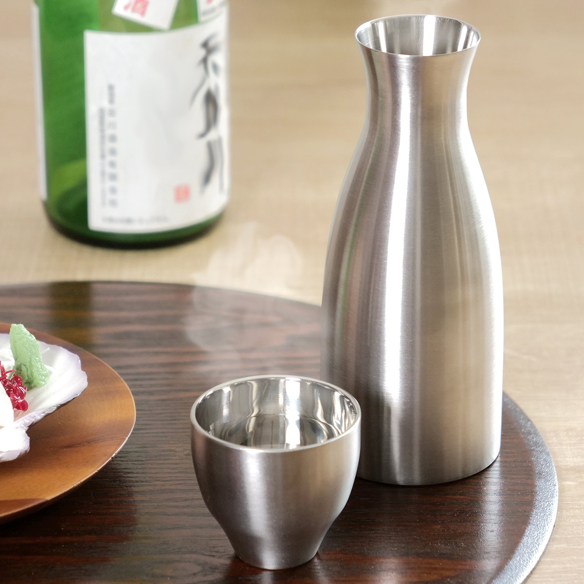 酒器セット 徳利 お猪口 おうち居酒屋 ステンレス （ 酒器 とっくり