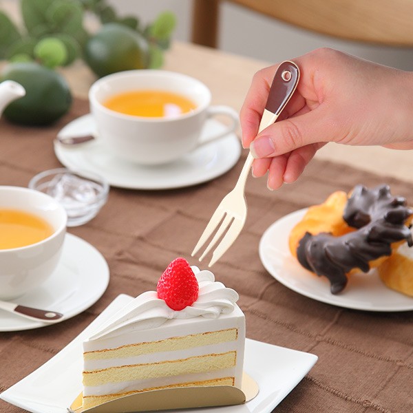 フォーク 15cm セーグル Seigle ケーキフォーク ステンレス製 ホーロー