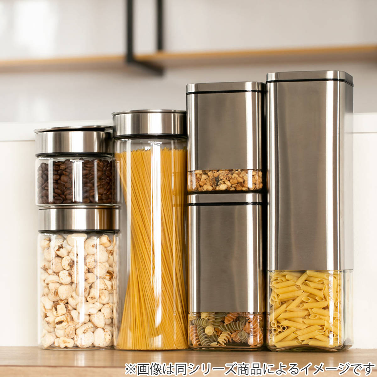 ダルトン 保存容器 550ml 角型 キューブジャー ウィズ リッド S ガラス