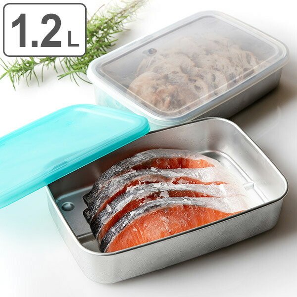 スケーター 保存容器 アルミ製 急速冷凍 1.2L Lサイズ （ ストッカー