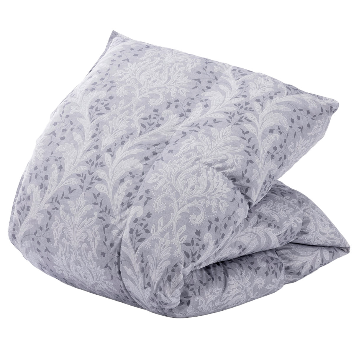 西川 羽毛布団 グースダウン93％ リーフ柄 シングルロング スリー