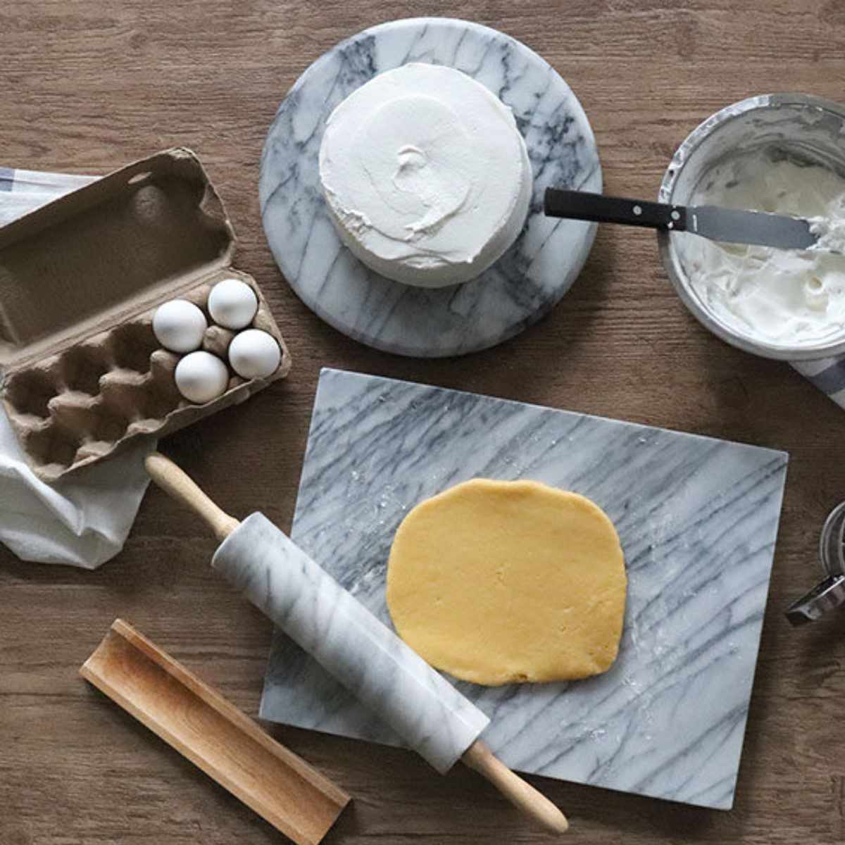 パール金属 めん台 のし台 40×30cm 大理石 スイーツコンビニ倶楽部