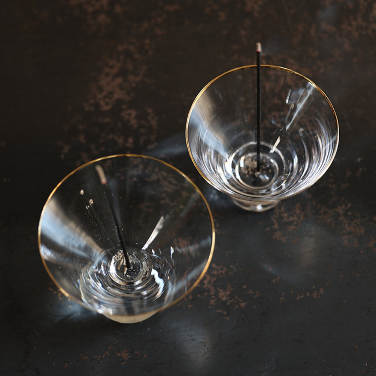 magnet 香立 ヘーゼルアラーテ シリンダー ガラス （ お香立て イン