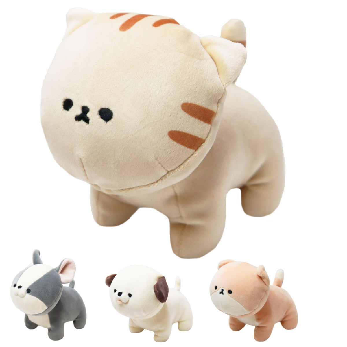 ぬいぐるみ mofmofriends テノリマスコット イヌ ネコ おもちゃ