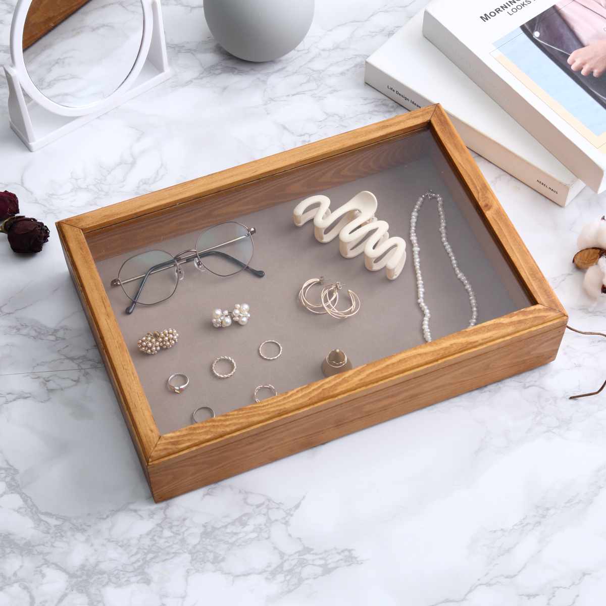 Creer アクセサリーケース ナインマーケ パイン スタッキング