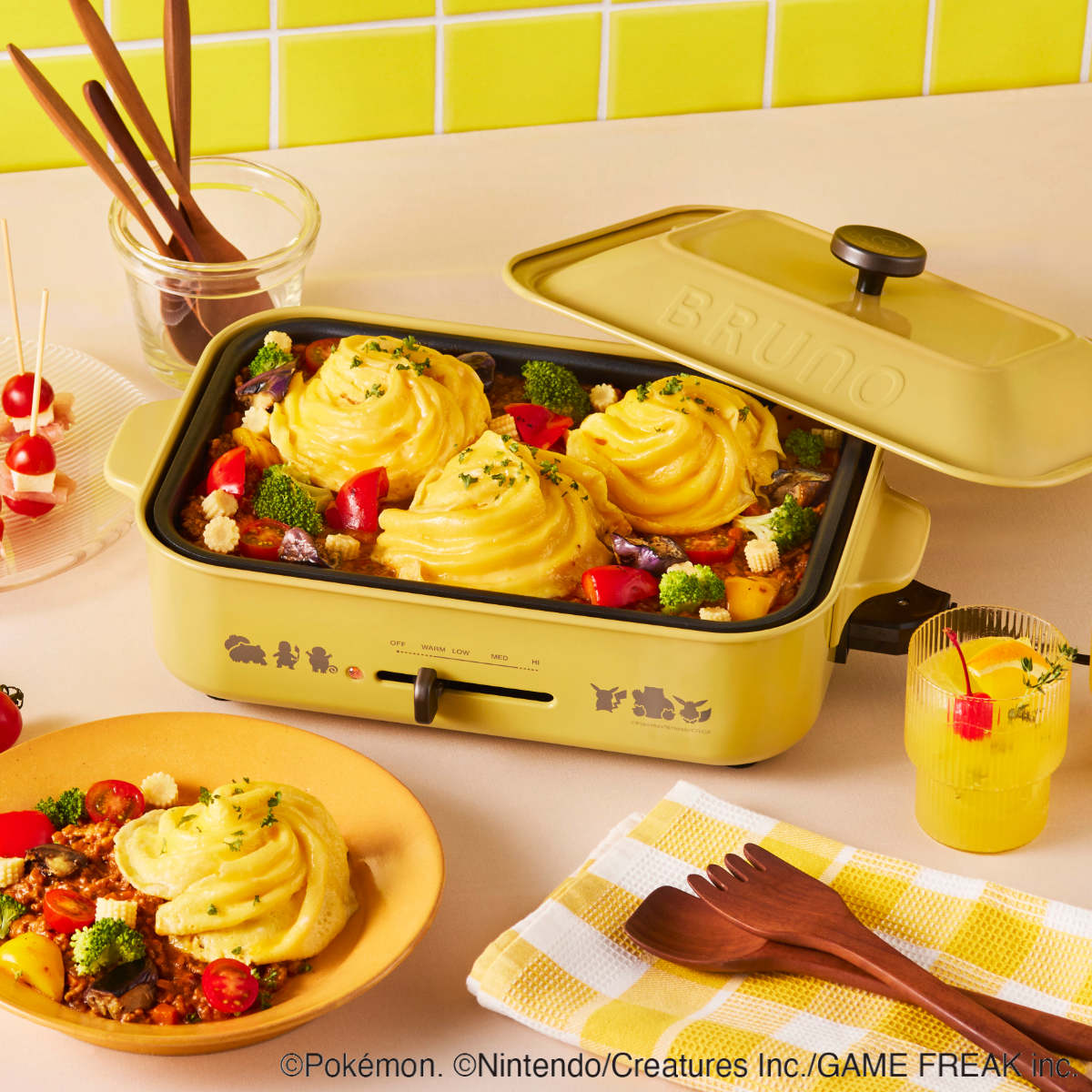 BRUNO（ブルーノ） コンパクトホットプレート POKEMON たこ焼き