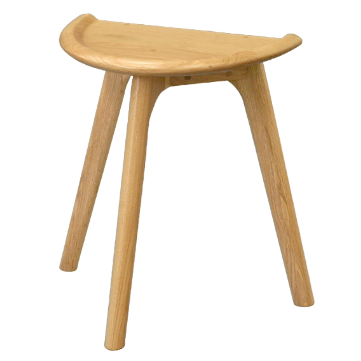 起立木工 サイドテーブル 高さ44cm オーク 2台使用可能 HALVE （ 開梱