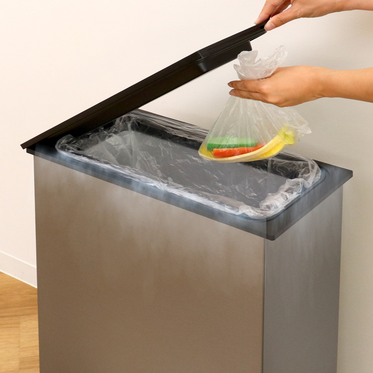 SANKA ゴミ箱 20L 冷やすゴミ箱 CLEAN BOX （ ごみ箱 冷凍 20リットル