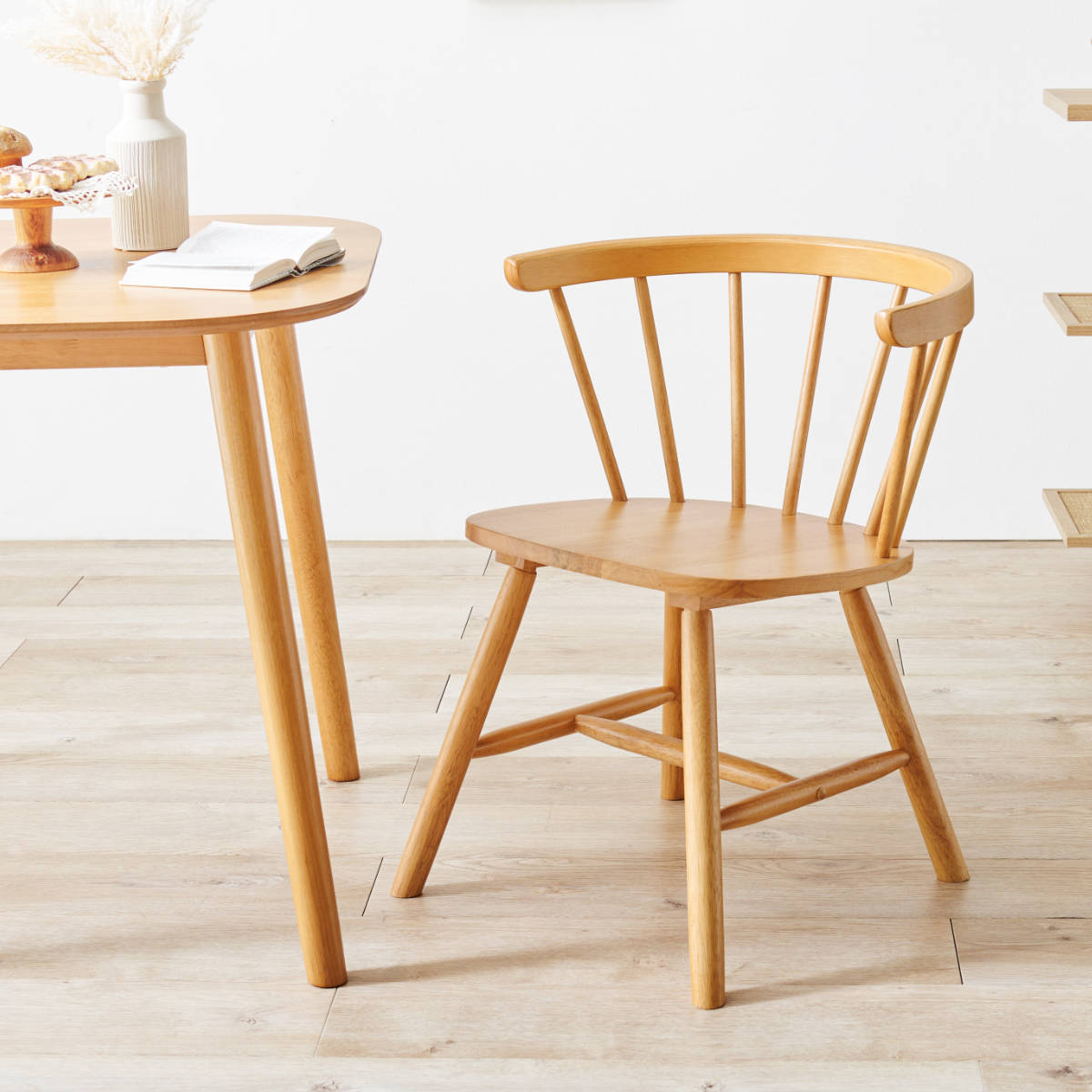 HAGiHARA（萩原） ダイニングチェア 同色2脚セット 座面高42cm ロー