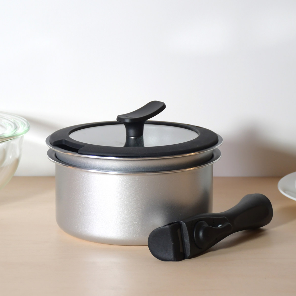 パール金属 鍋 フライパン 4点セット IH対応 チーノ 着脱ハンドル