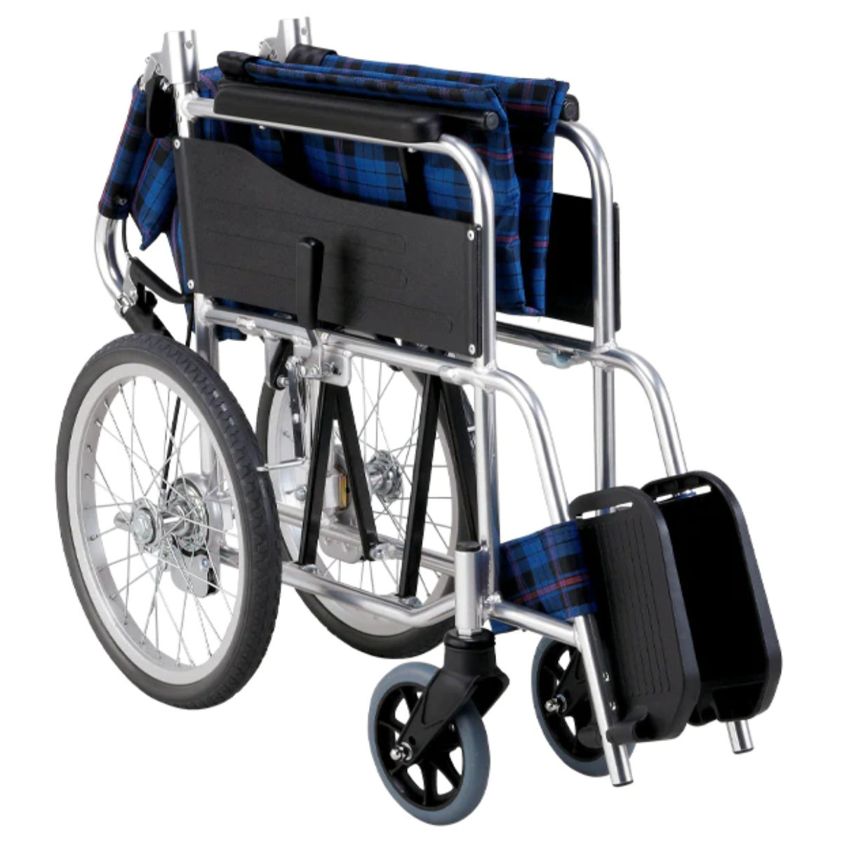 マキテック 車いす 標準 介助式 背折れタイプ 座面幅40cm 非課税