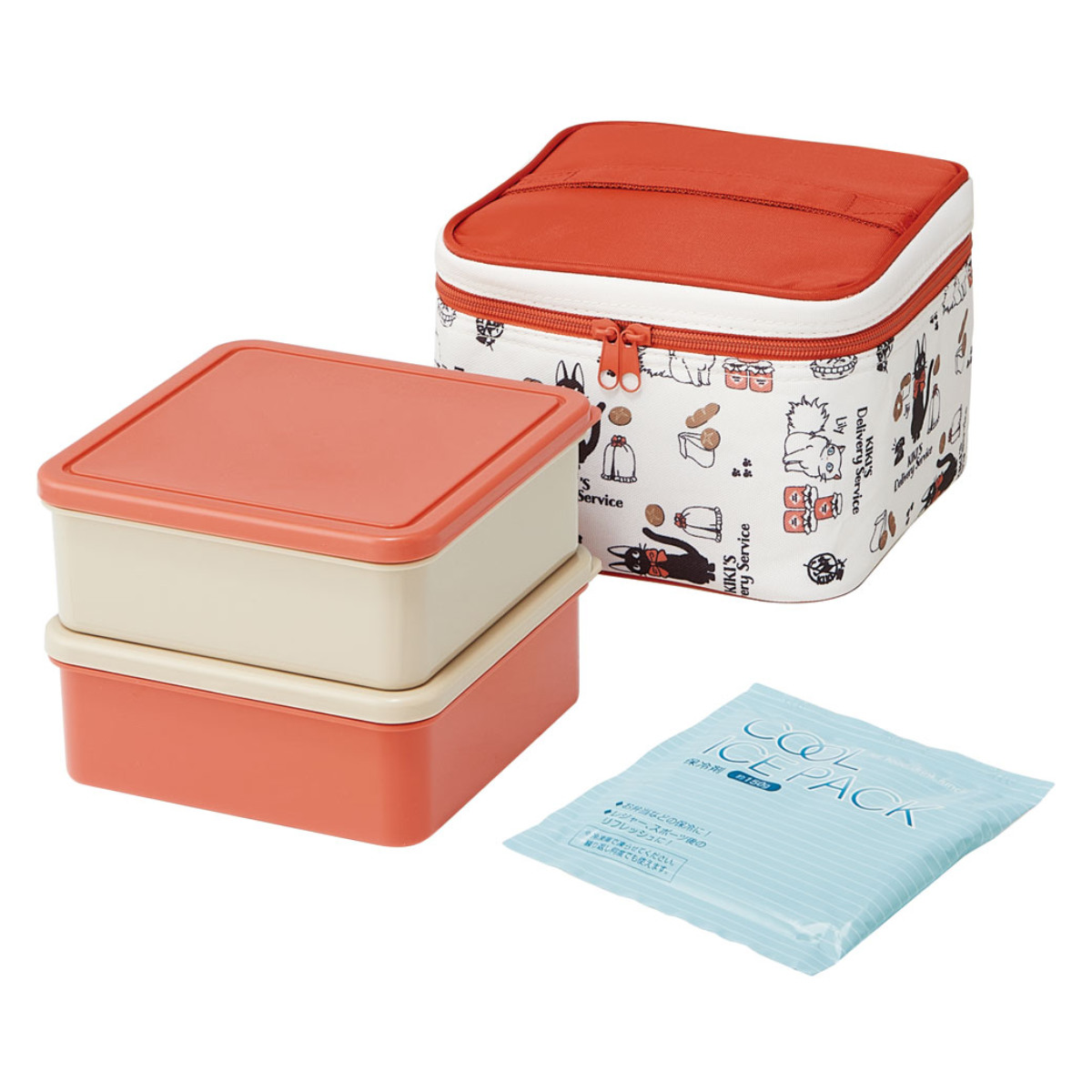 スケーター 重箱 保冷バッグ付行楽ランチセット 2段 2240ml