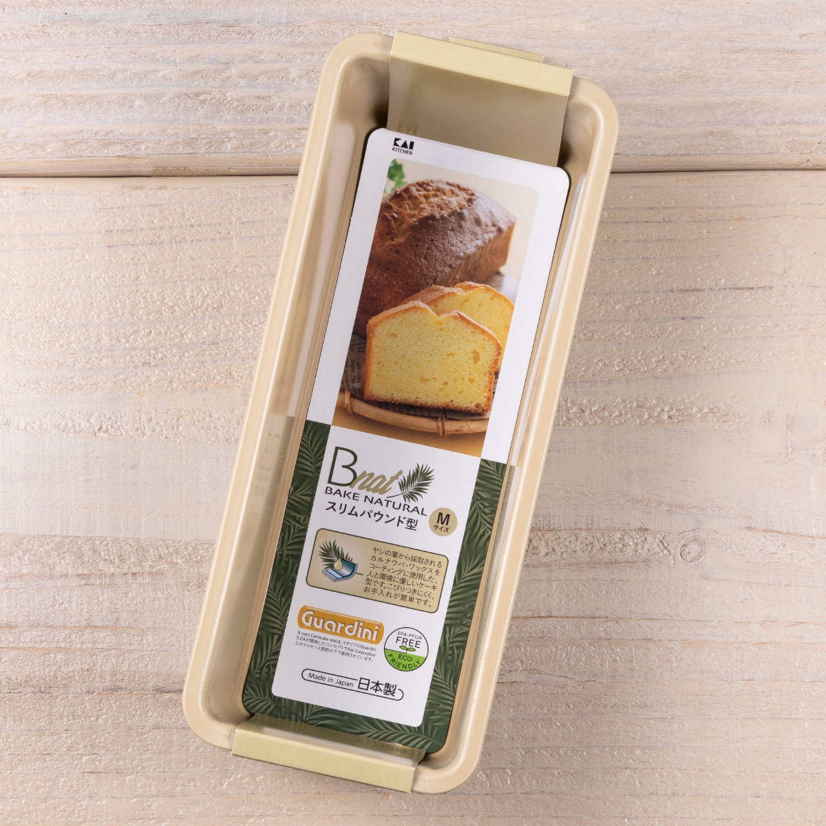 貝印 パウンドケーキ型 21cm M B-nat 鉄 （ オーブン対応 パウンド型