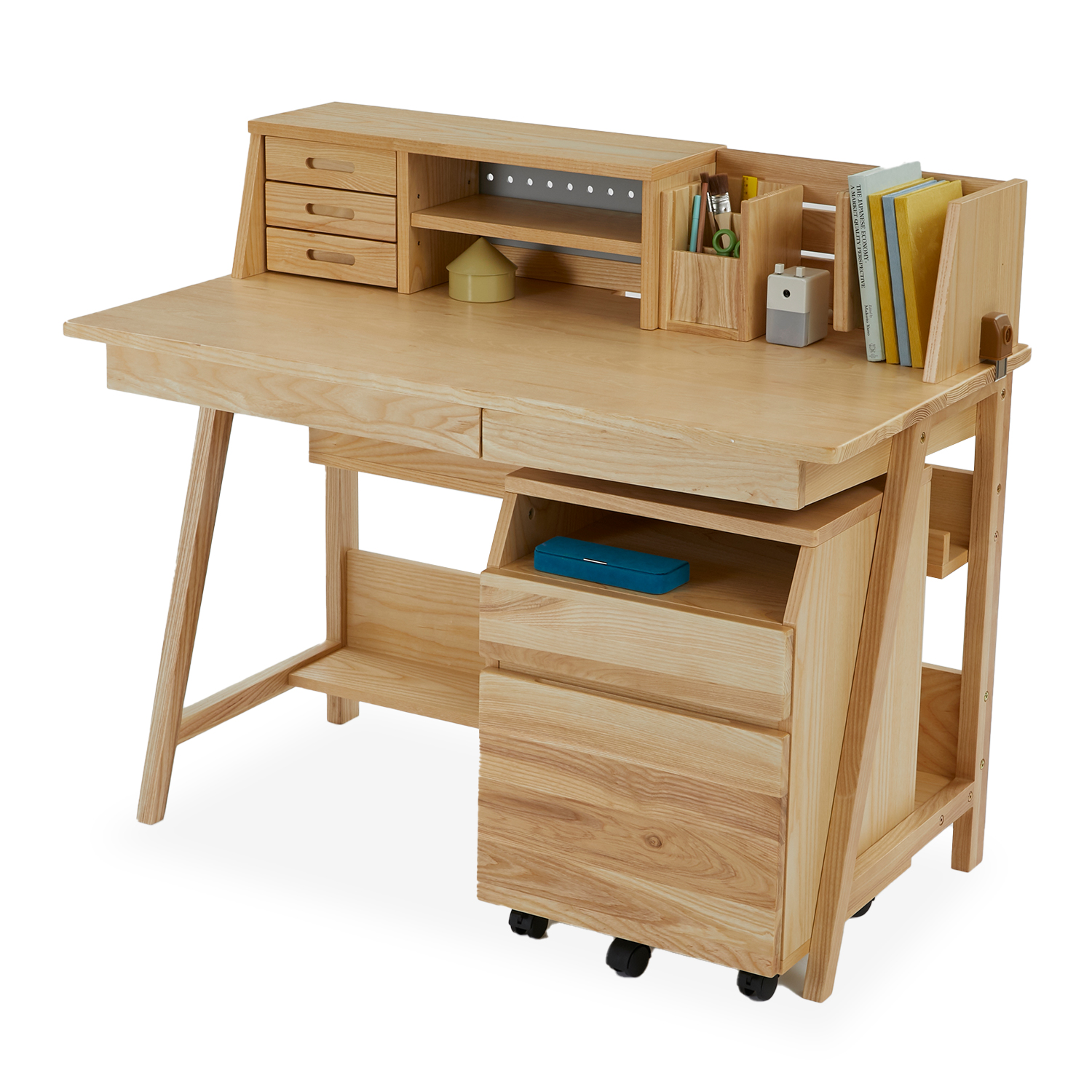 LOWYA（ロウヤ） 学習机 学習デスク おしゃれ コンパクト シンプル