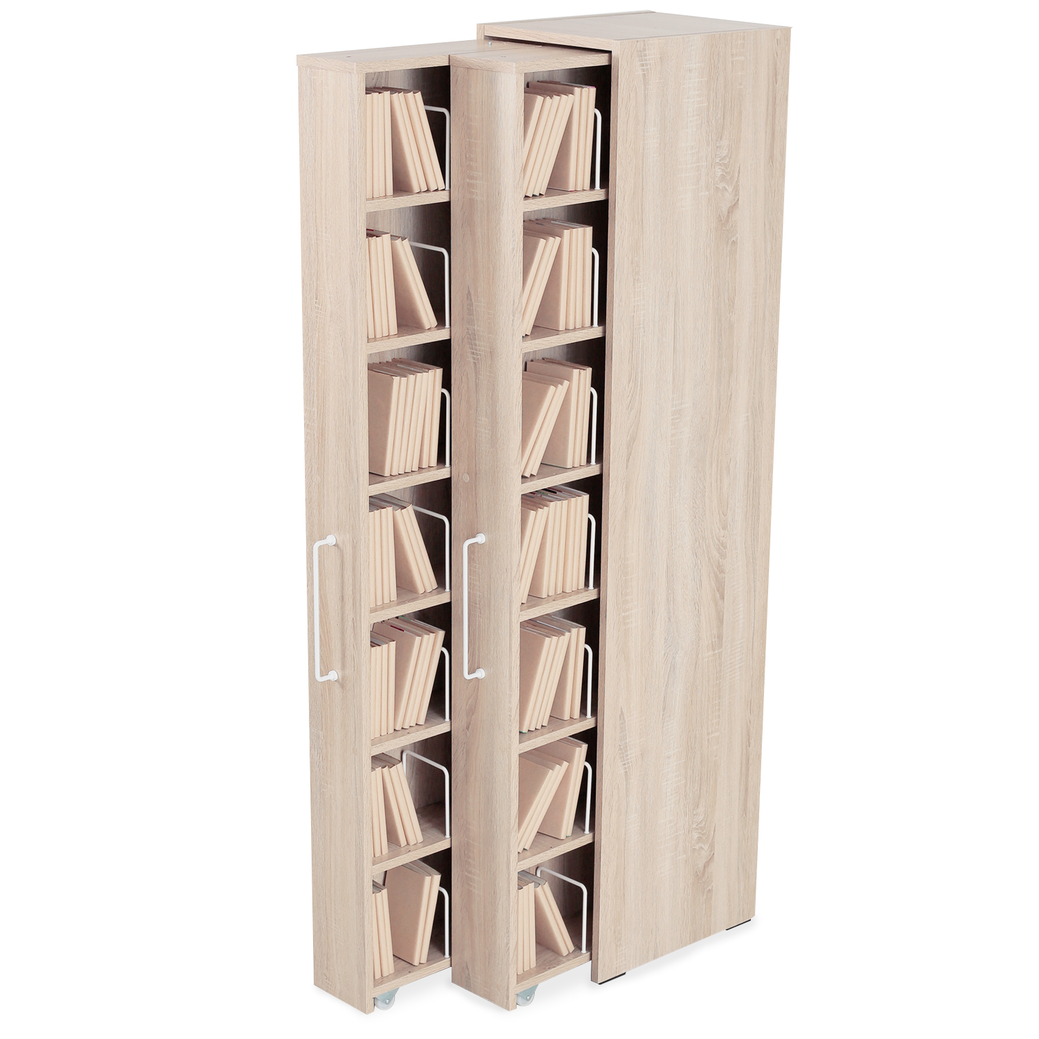 LOWYA（ロウヤ） 本棚 大容量 おしゃれ 収納 隙間収納 コミックラック