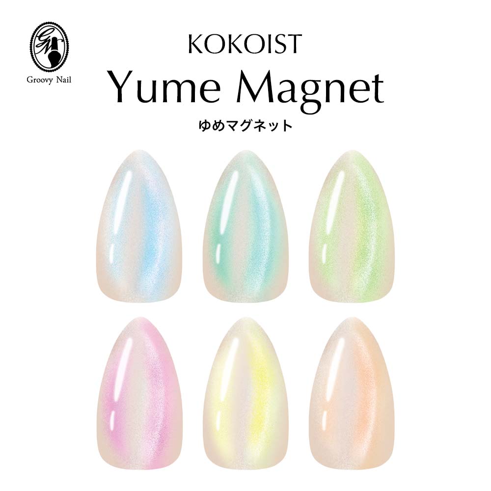 ココイスト KOKOIST ゆめマグネット 10g 全6色 YM-41~46 偏光カラー