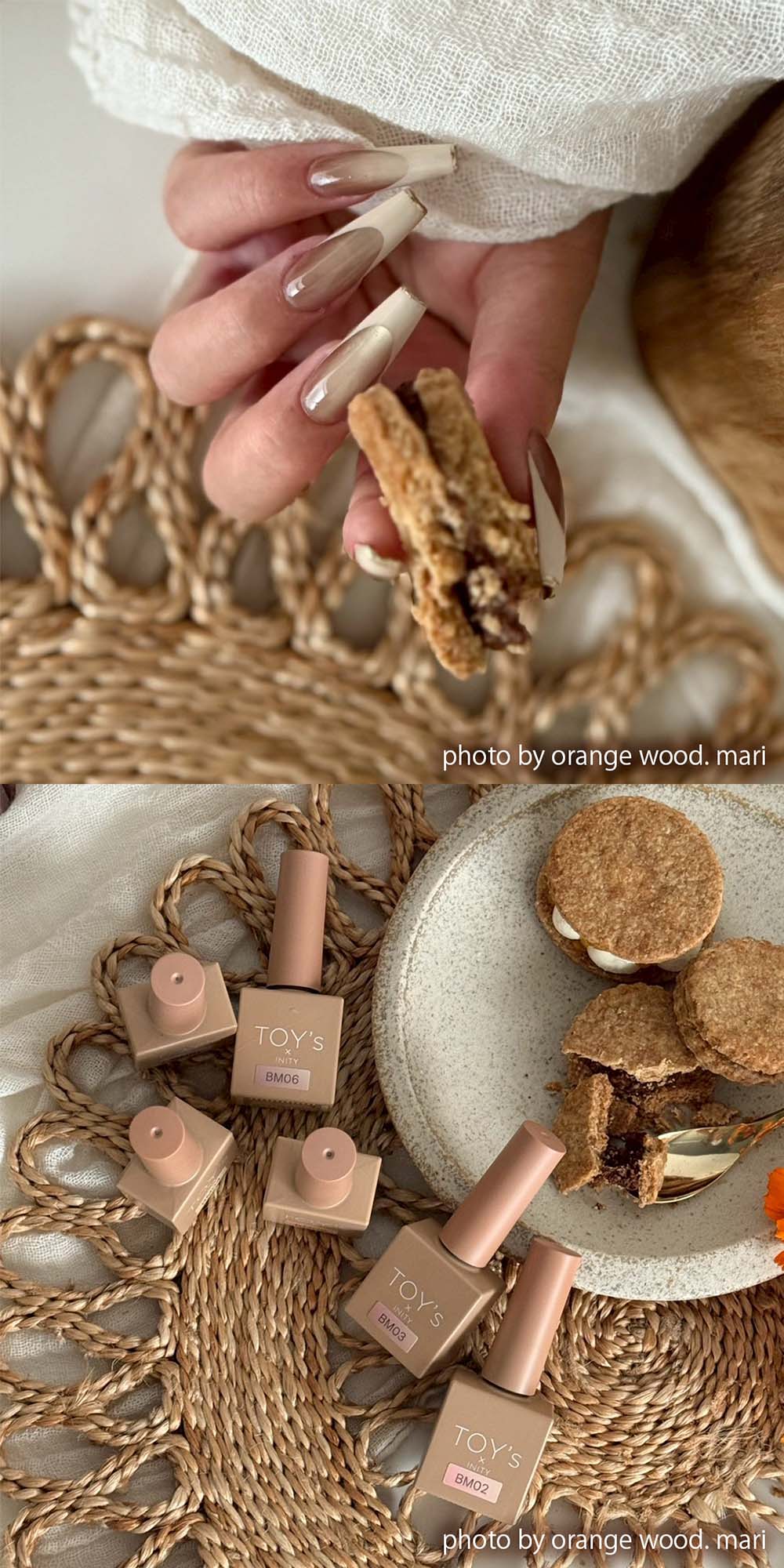 TOY's × INITY ビスケットマグ 7ml 6色セット マグネット ジェルネイル