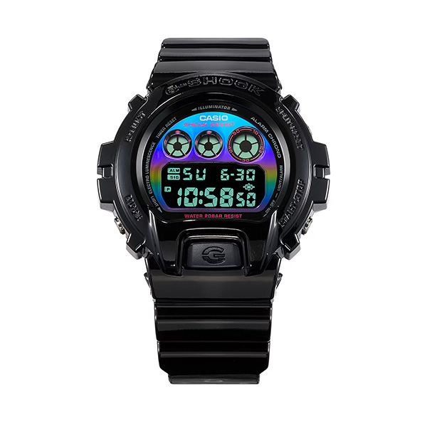 G-SHOCK DW-6900RGB-1 腕時計 メンズ デジタル ブラック レインボー G
