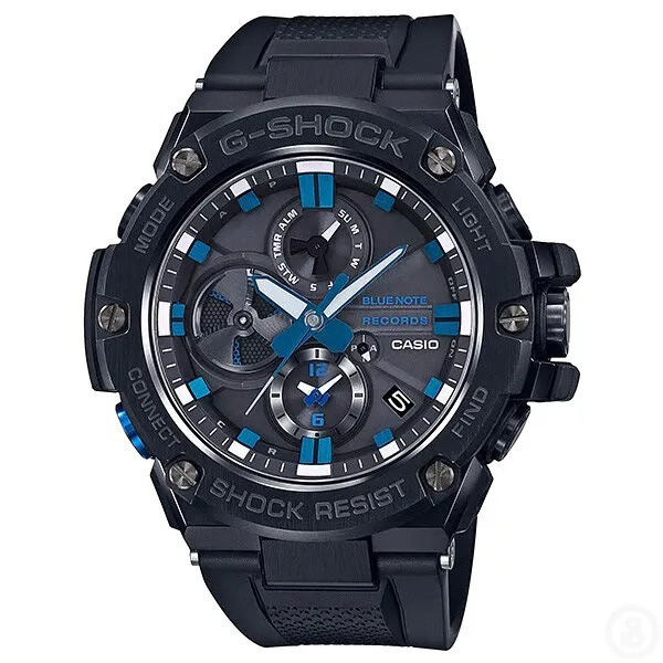 G-SHOCK GST-B100BNR-1A ブルーノートコラボ 限定モデル 腕時計 メンズ