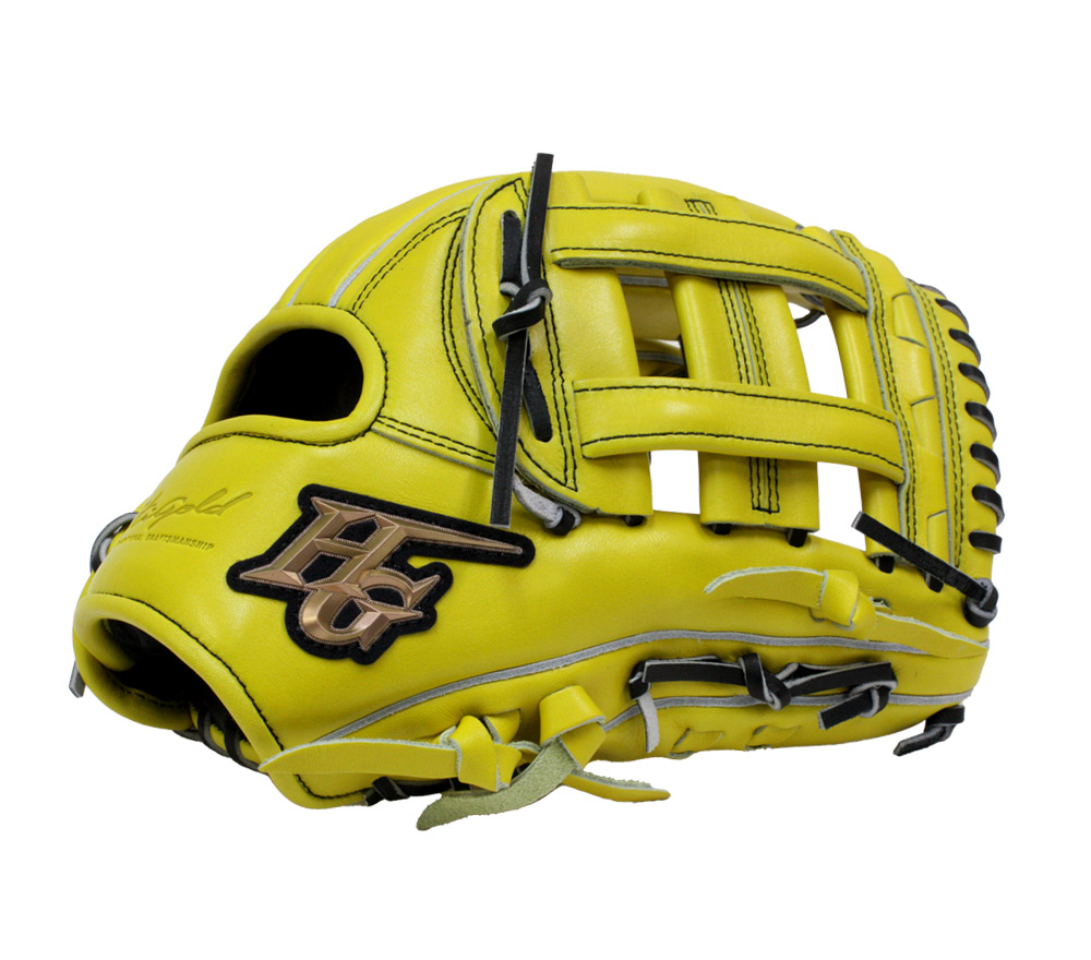 己極 ハイゴールド グローブ 軟式用 OKG-7109 SRレモンイエロー 外野手