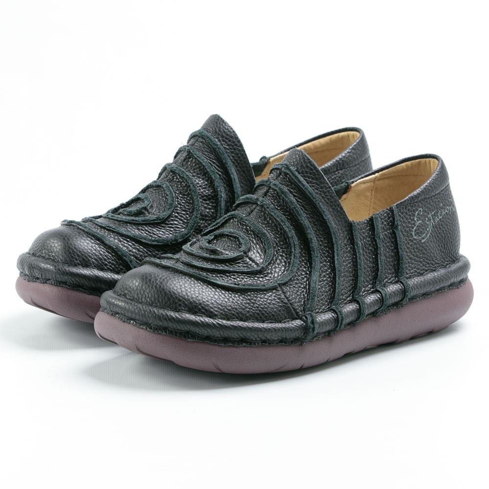 Estacion（エスタシオン） 靴 スリッポン うずまき マルチカラー 履き