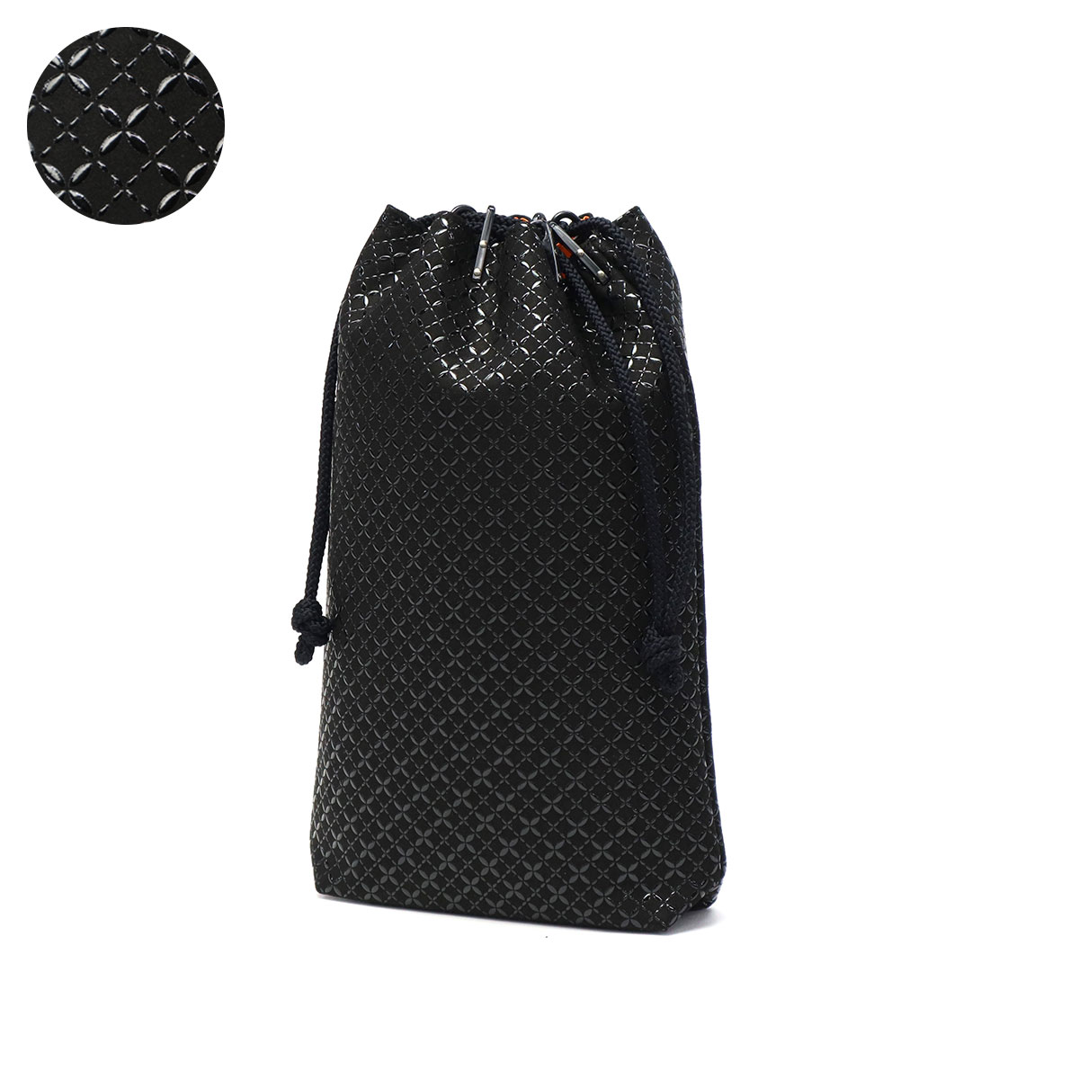 印傳屋（INDEN-YA） 最大53%☆3/1迄 巾着袋 巾着 合切袋 本革 革 軽量