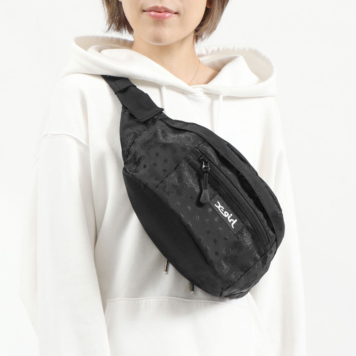 X-girl（エックスガール） 最大53%☆3/1迄 ウエストバッグ X-girl