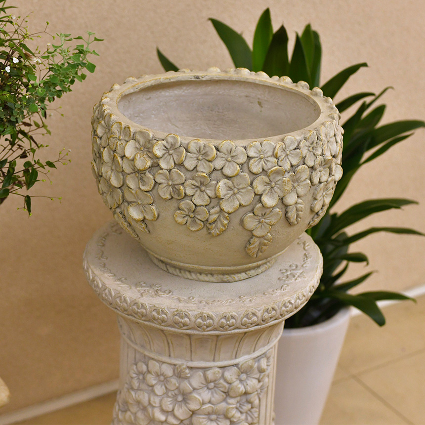 プランター アンティーク 中世ヨーロッパ調 デコラティブ モチーフ