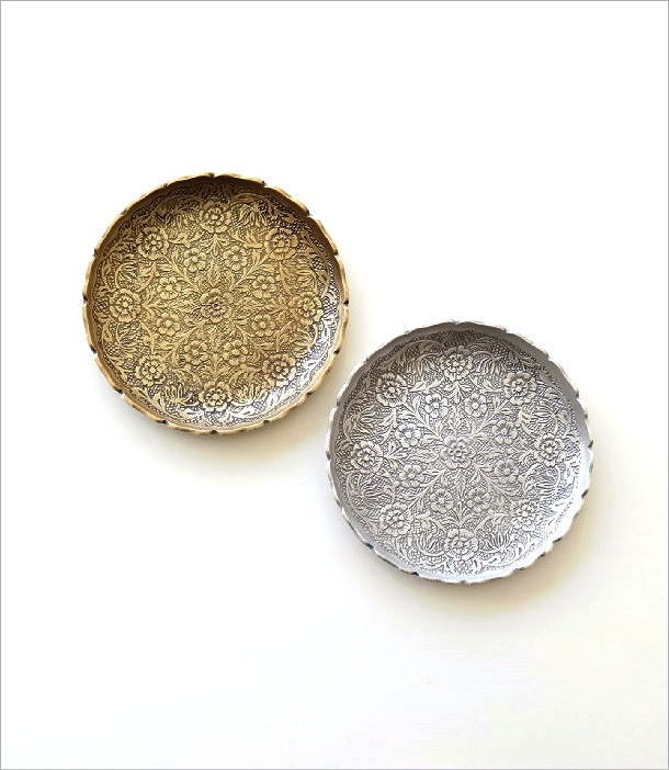プレート トレー 真鍮 トレイ おしゃれ 花びら 小物 皿 小物置き