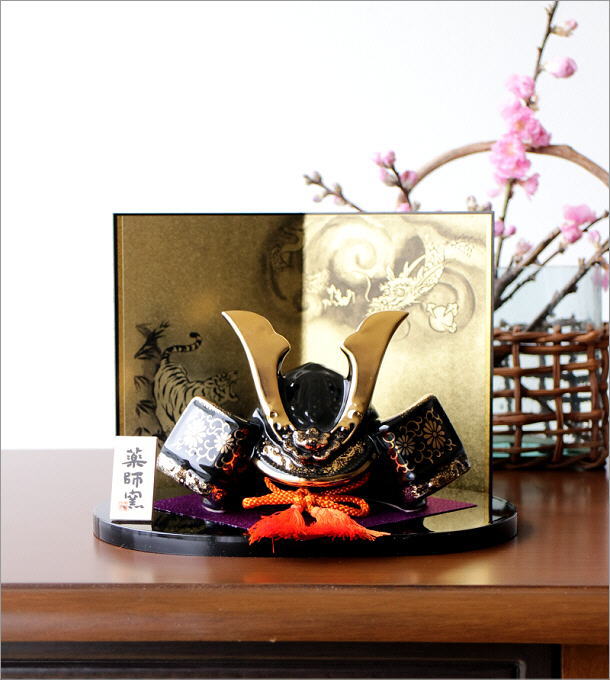 兜 兜飾り 五月人形 コンパクト 陶器 おしゃれ 置物 オブジェ こどもの