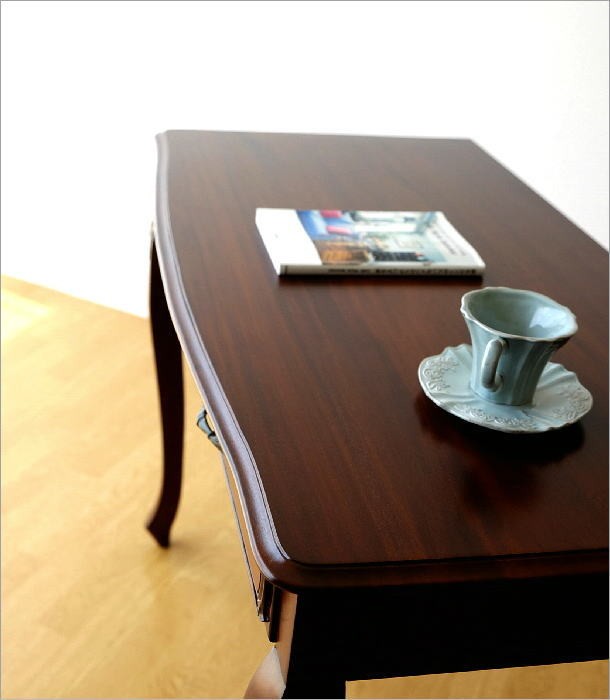 デスク 机 木製 パソコンデスク アンティーク おしゃれ ヨーロピアン