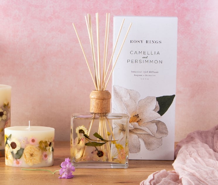 RosyRings ロージーリングス ボタニカルキャンドル プティ カメリア