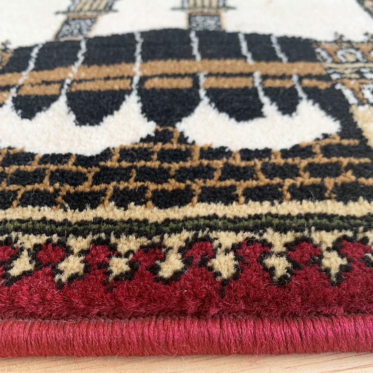 タペストリー ラグ イスラム建築 76cm×41cm マルチカラー