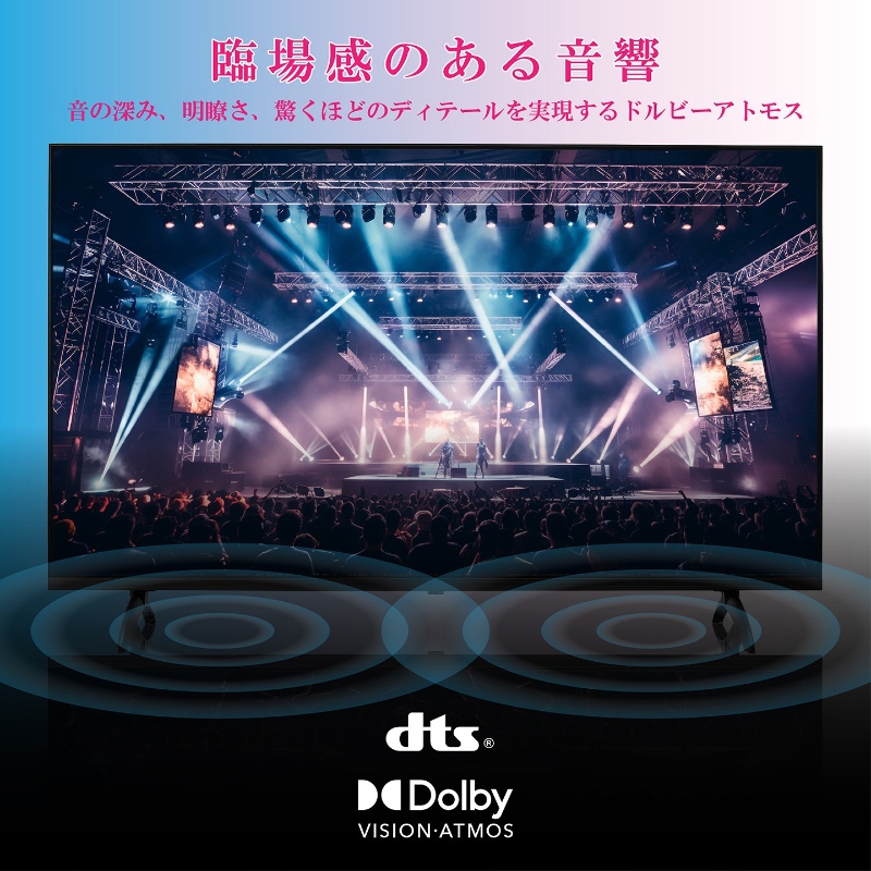 neXXion（ネクシオン） 液晶テレビ 50V型 BS/110°CS/地上波デジタル 4K