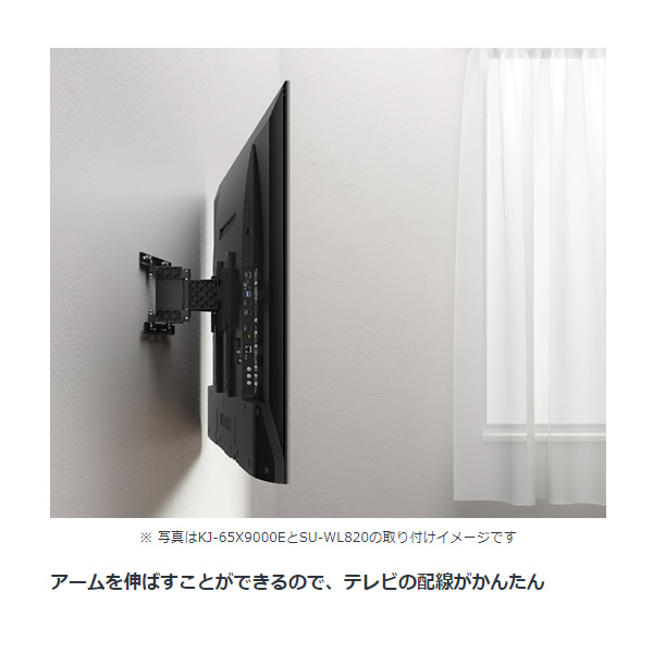SONY（ソニー） テレビ壁掛け金具 壁掛けユニット SU-WL820 : ぎおん