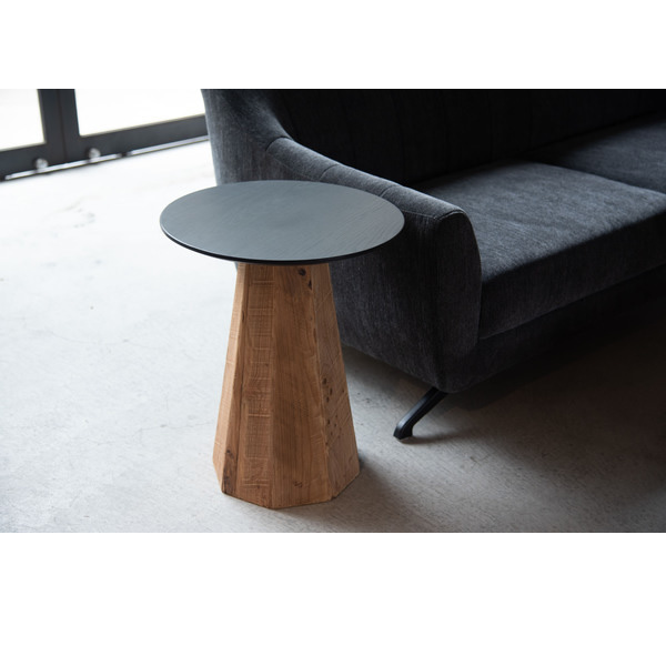 ナイトテーブル 丸い 円形 ビンテージHR737 【ビンテージ】 マルニ木工