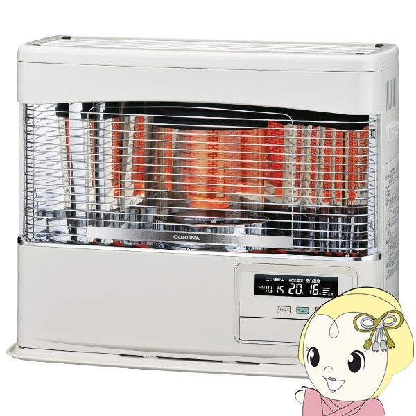 CORONA（コロナ） [予約]コロナ FF式輻射石油ストーブ FF-6825PR-W