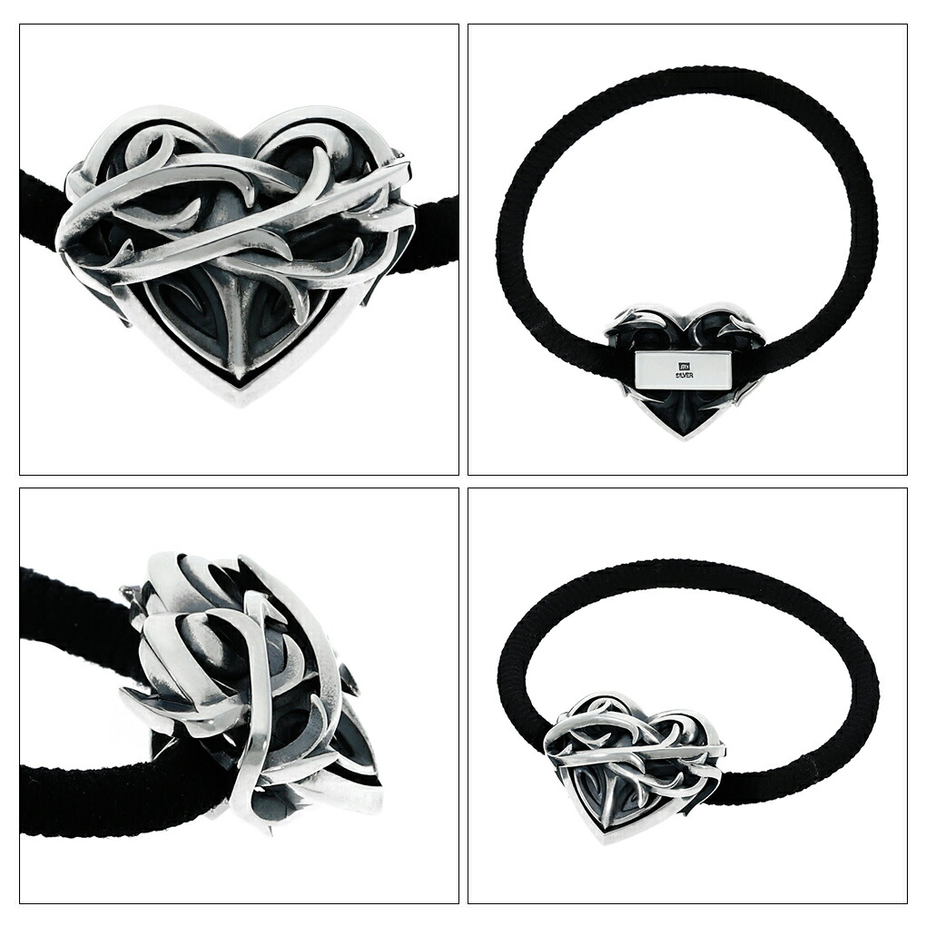 M'S COLLECTION（エムズコレクション） ハート イバラ ヘアゴム