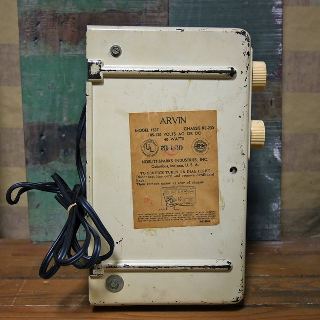 ナショナル アンティーク 真空管 ラジオ ARVIN 153T レトロ アーヴィン