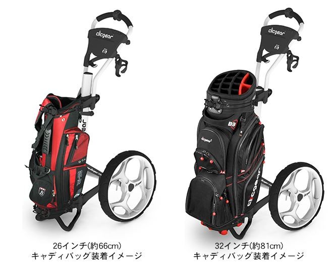 クリックギア モデル6.0+ リゾートカート ゴルフカート 手引きカート