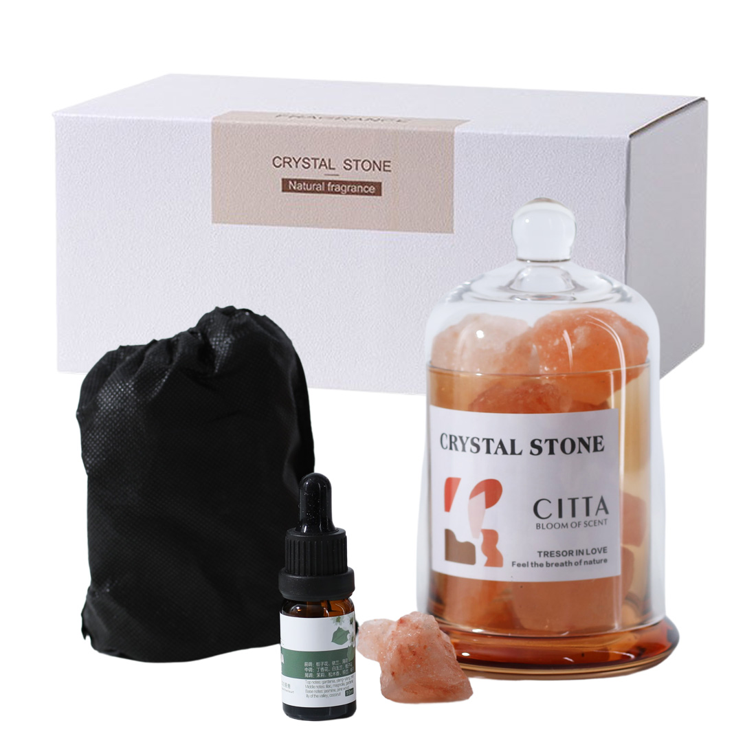 CITTA アロマストーン 天然石 アロマオイル セット アロマ