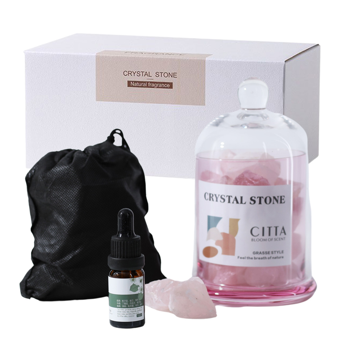 CITTA アロマストーン 天然石 アロマオイル セット アロマ