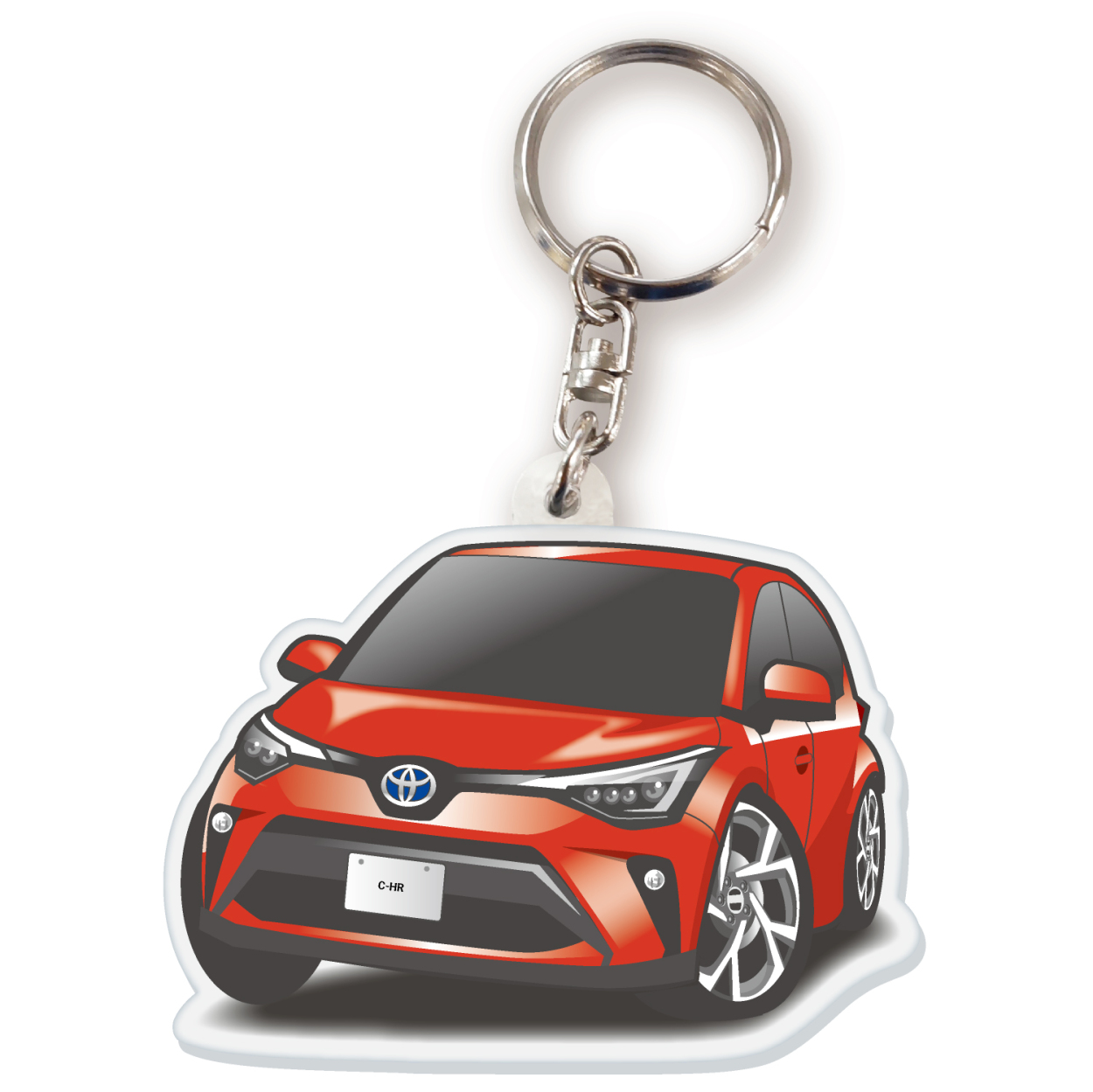 カーアクリルキーホルダー トヨタライセンス商品 C-HR ちびくる