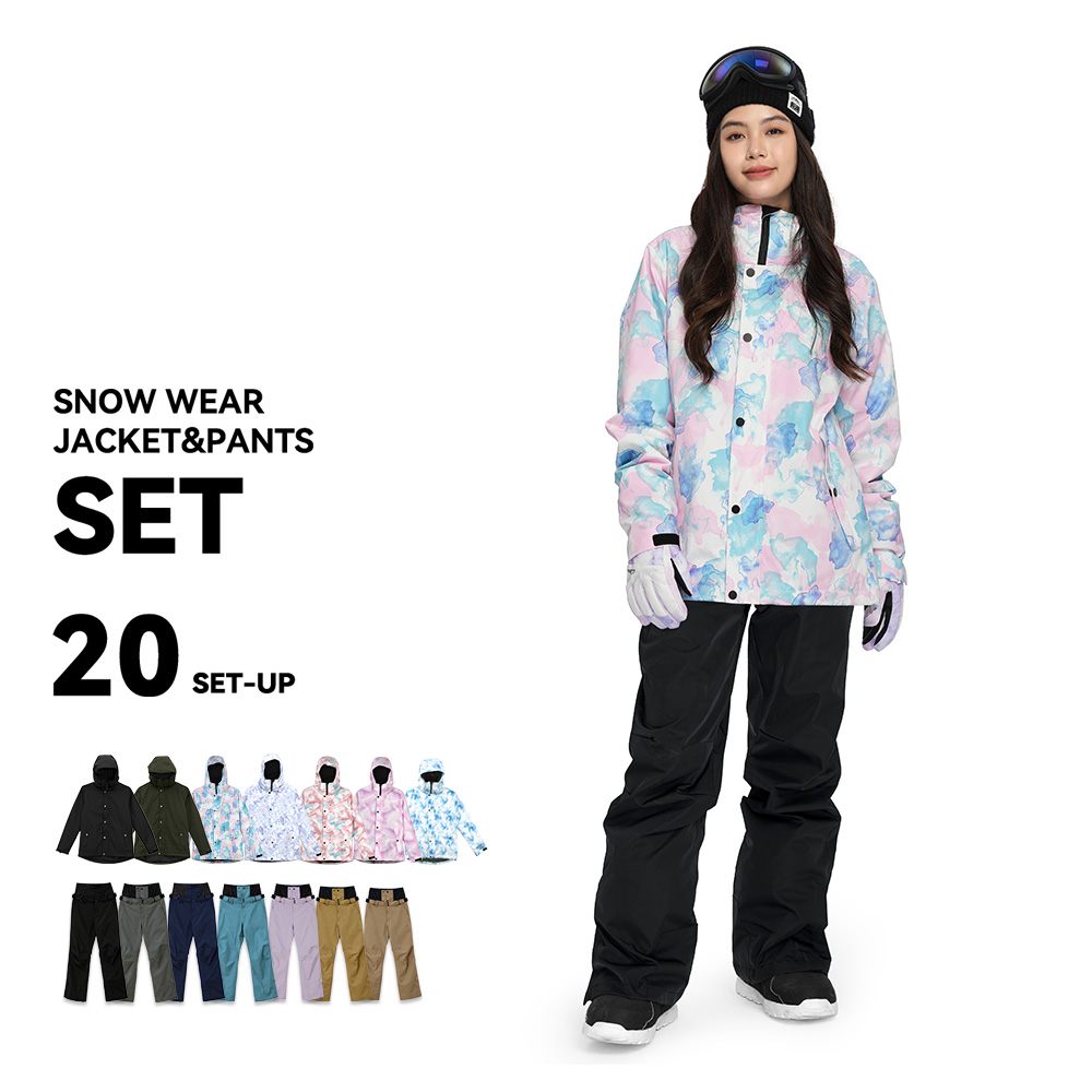LEISURE SPORT スキーウェア スノーボードウェア レディース 上下