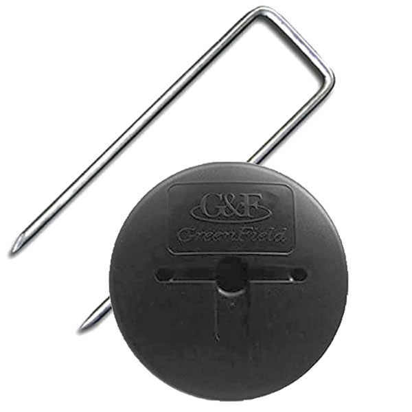 防草シート ピン 固定 15cm 50本 ワッシャー 付 ザバーン Uピン 杭